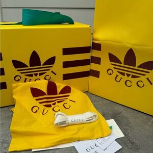 Gucci Women's Sneakers - Yellow and Brown